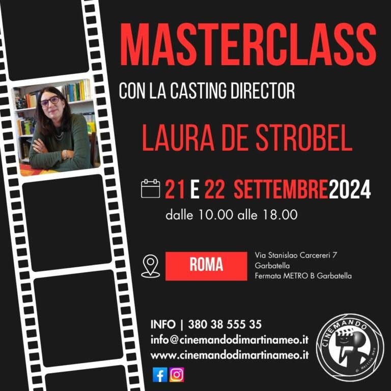 Masterclass con la casting director Laura De Strobel